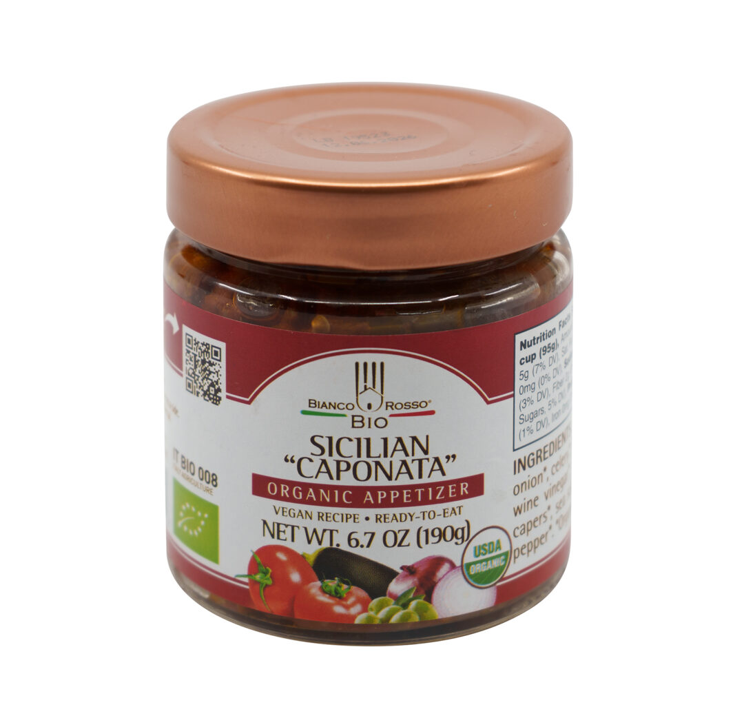 organic sicilian eggplant caponata