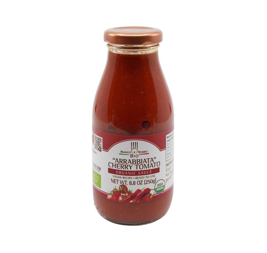 organic arrabbiata cherry tomato sauce – spicy