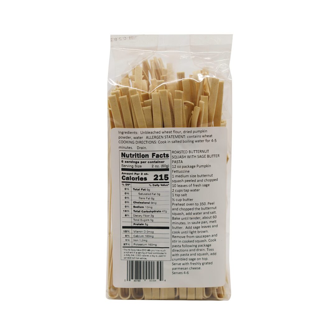 pumpkin fettuccine