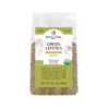 organic green lentils