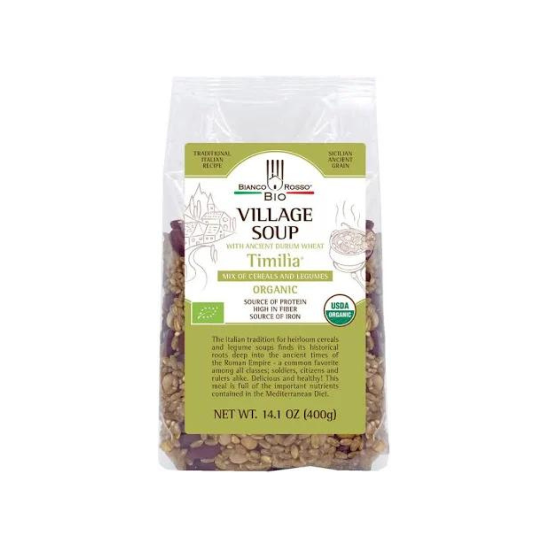 organic ancient timila grain & bean soup