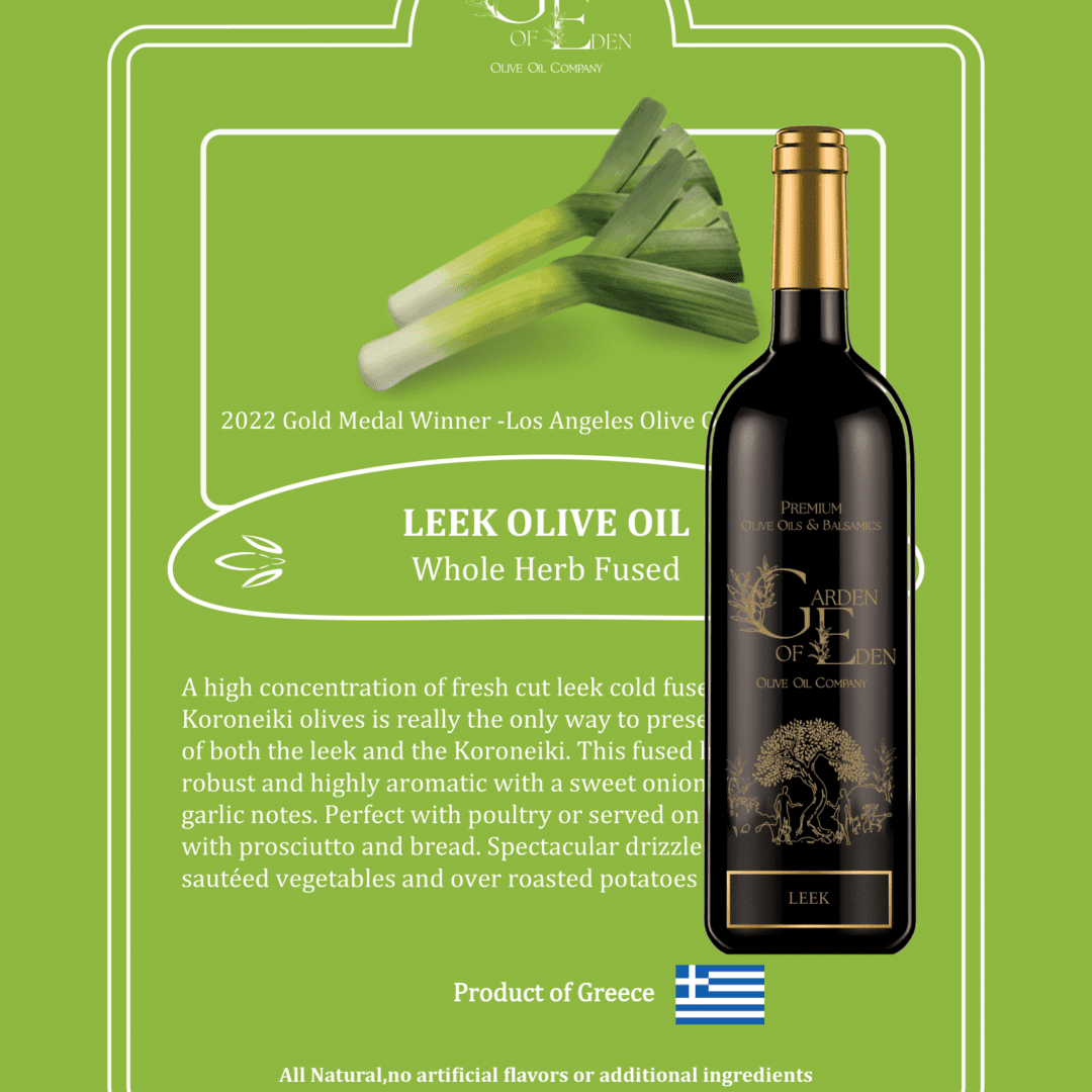 leek olive oil