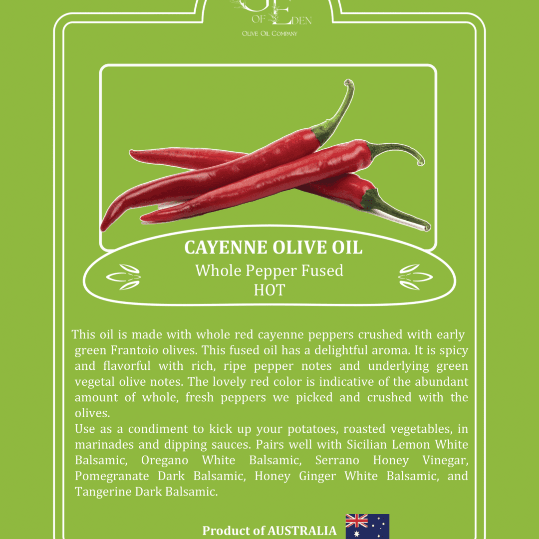 cayenne olive oil