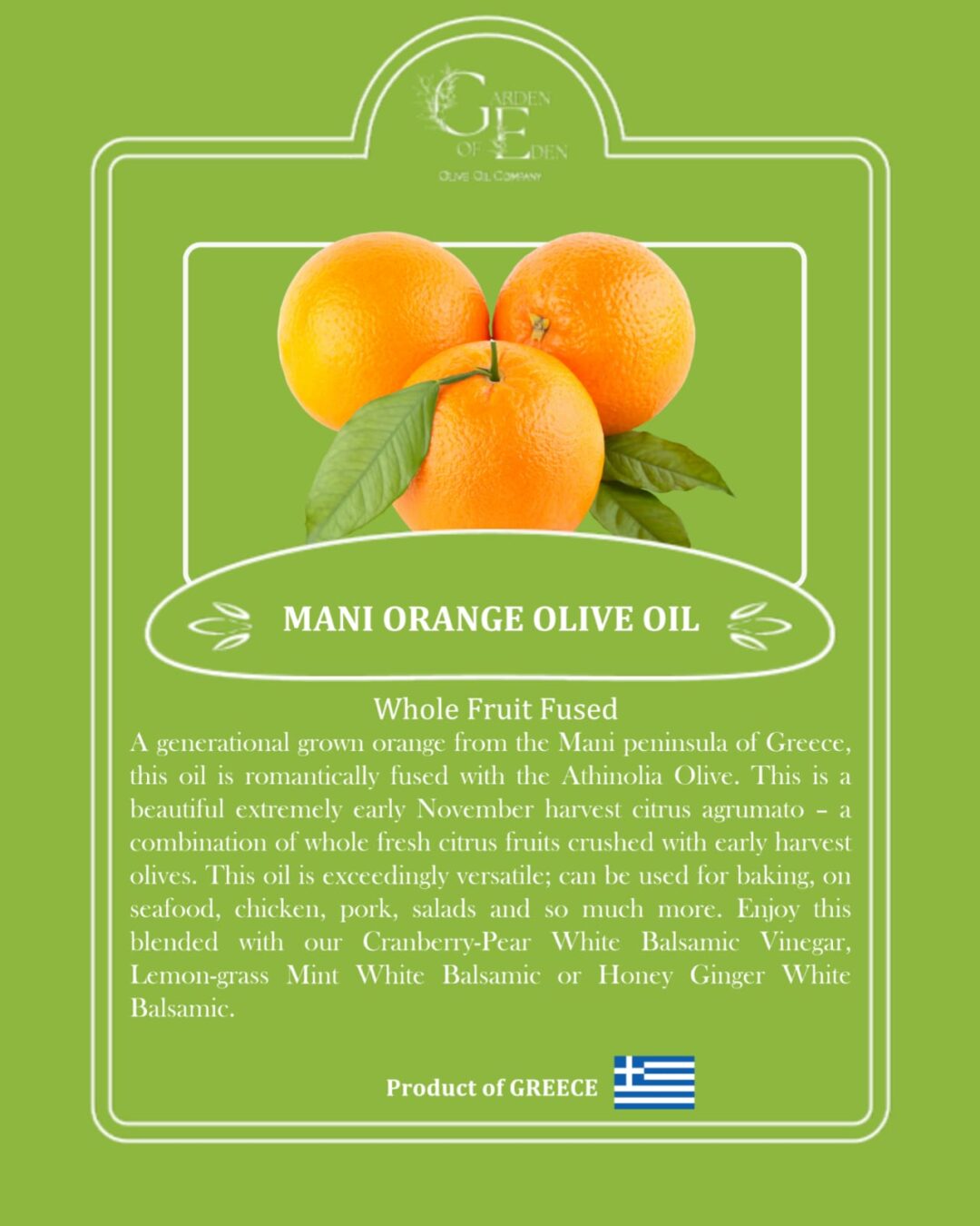 mani orange olive oil