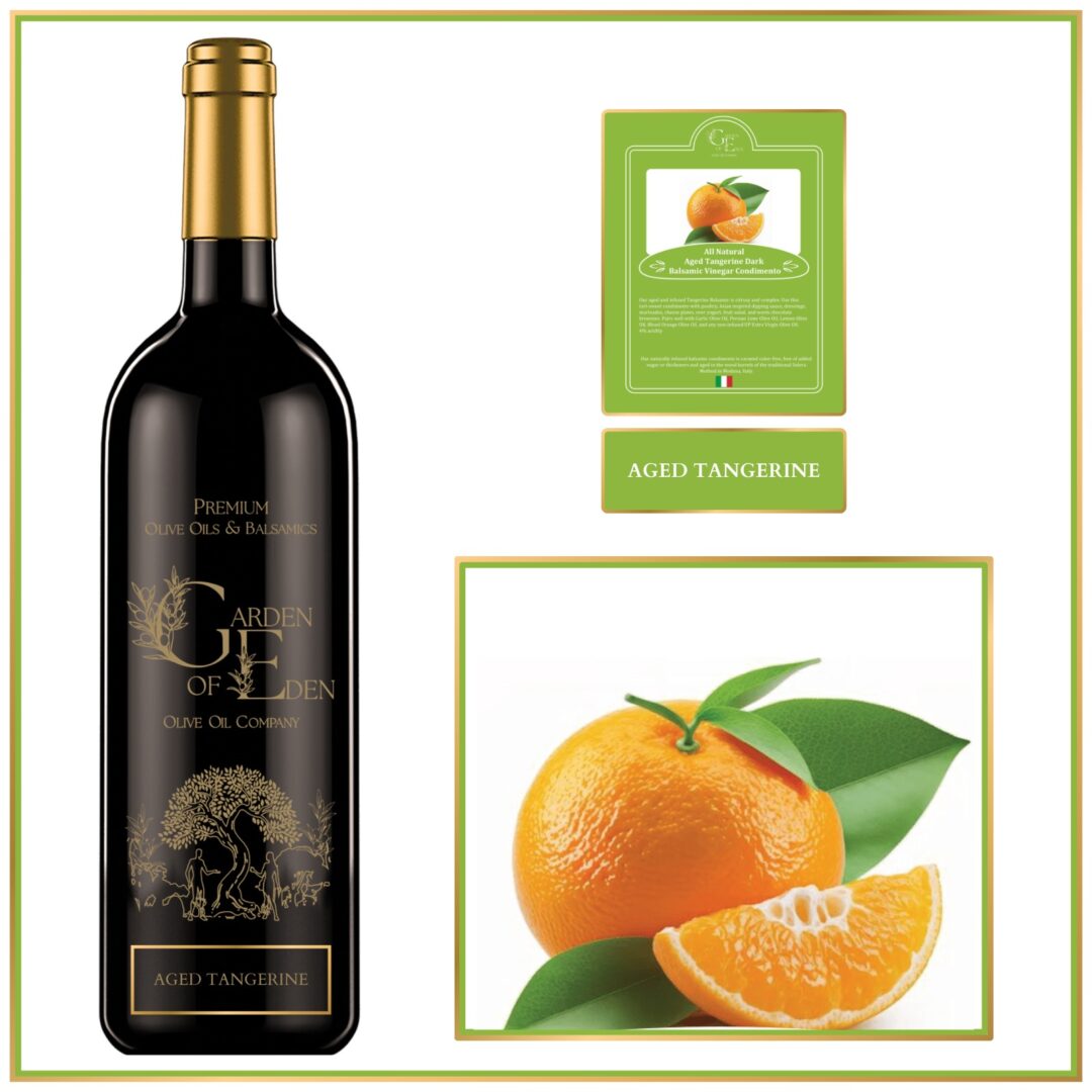 aged tangerine dark balsamic vinegar