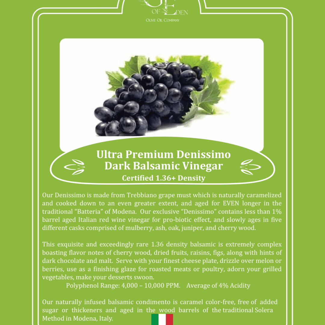 up denissimo dark balsamic vinegar