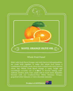 Navel Orange Olive Oil