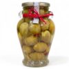 gordal olives stuffed with garlic & green chile