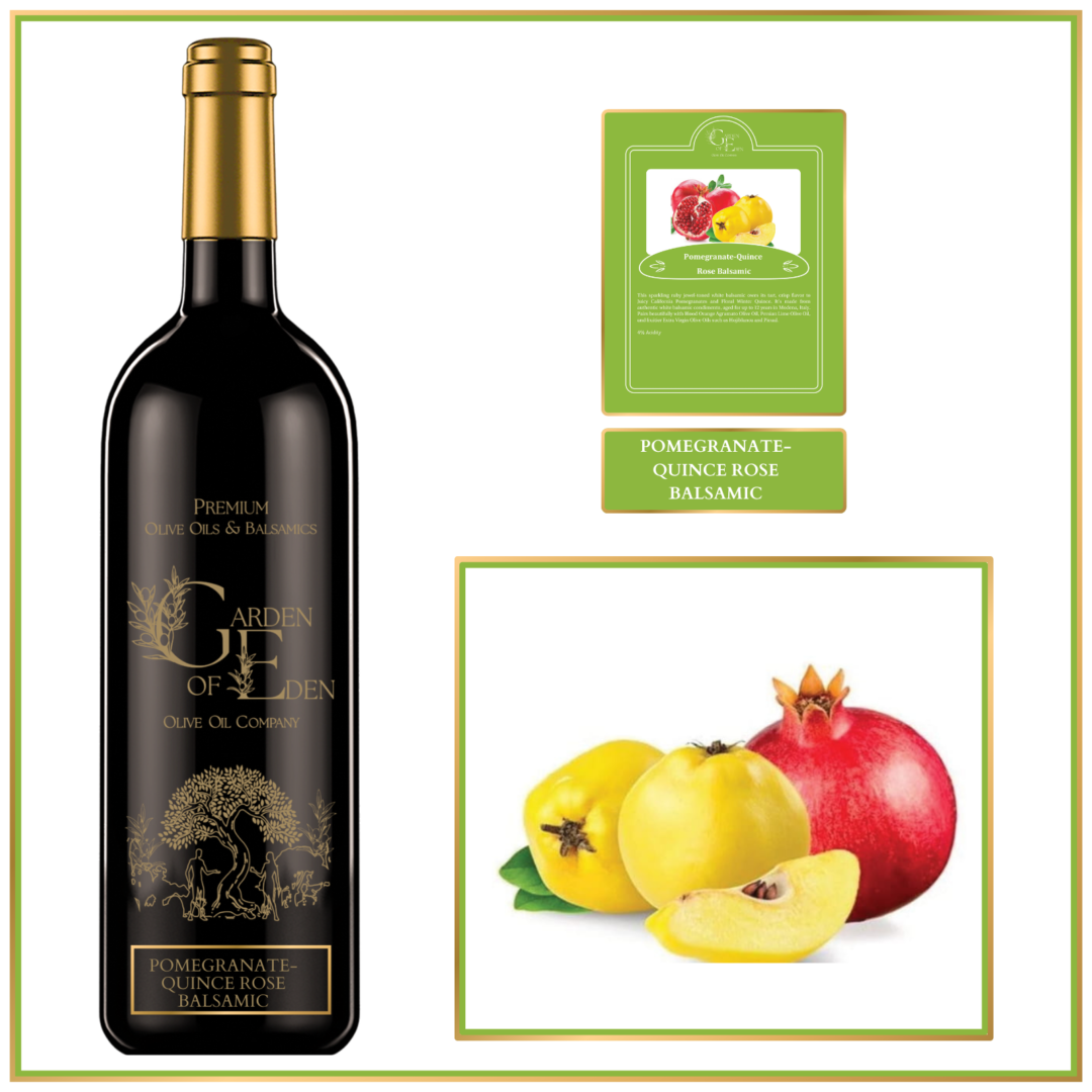 Pomegranate-Quince Rose Balsamic Vinegar
