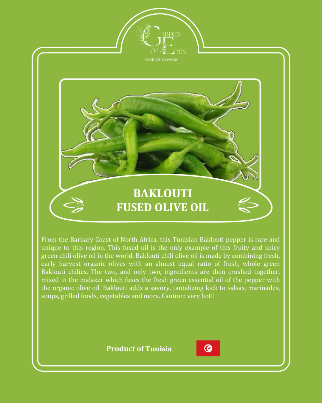 Baklouti Fused Olive Oil - Image 2
