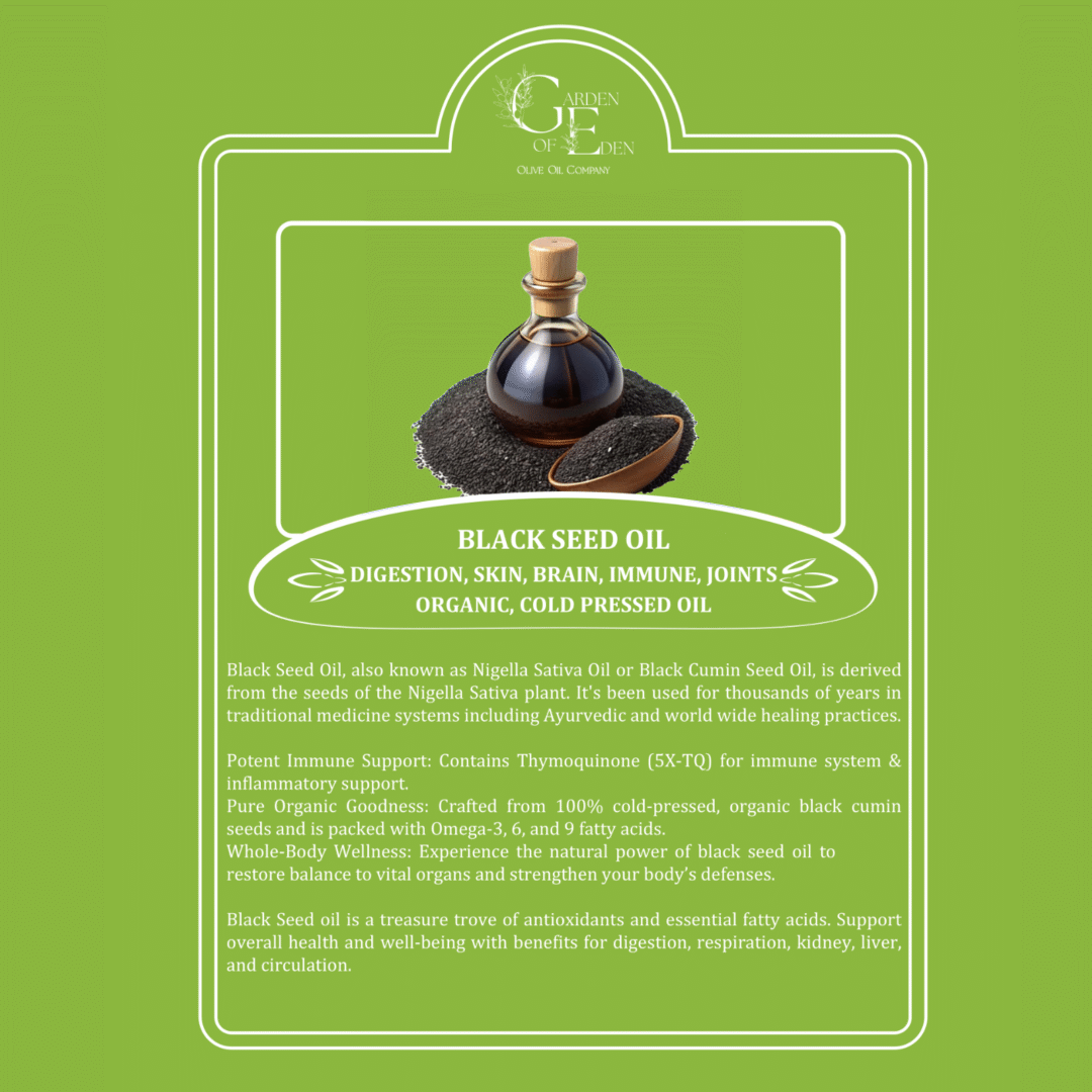 cold pressed black seed oil