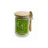 airtight mini glass jar with bamboo lid & spoon (8oz)