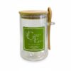 airtight glass jar with bamboo lid & spoon (18oz)