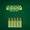 any 5× 60ml fused, infused & balsamic olive oils