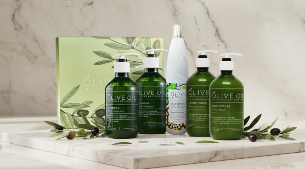 weekly olive oil haircare routine