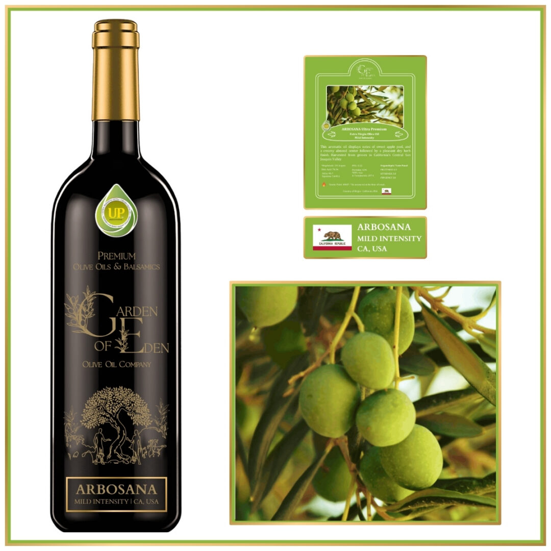 arbosana extra virgin olive oil (mild intensity) – california, usa