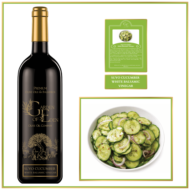 suyo cucumber white balsamic vinegar