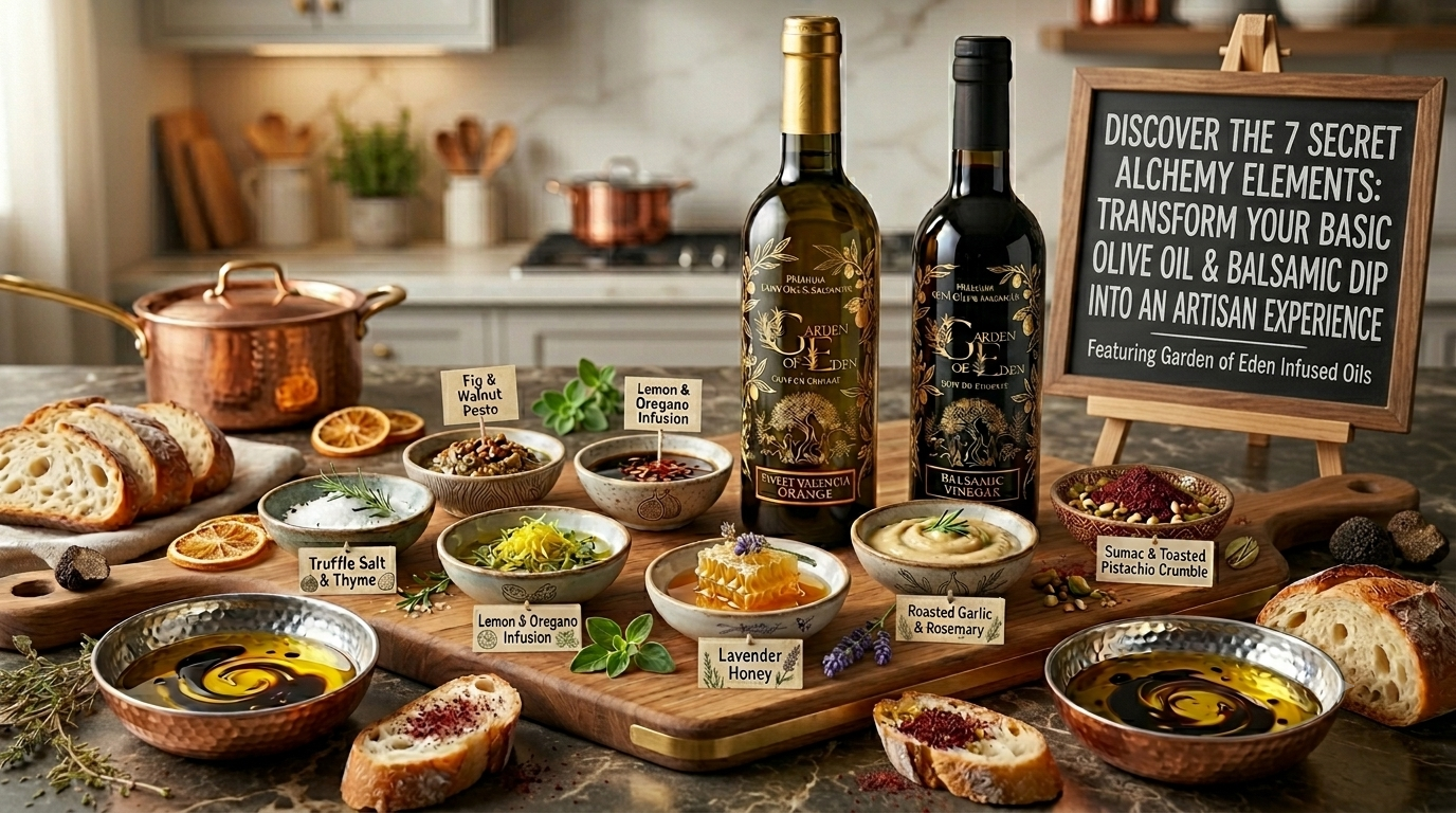 7 Secret Ingredients to Elevate Your Standard Olive Oil and Balsamic Dip